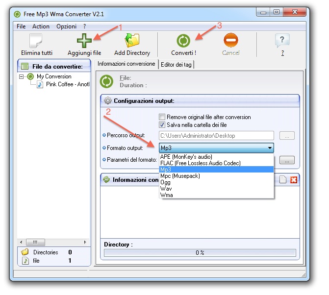 convertitore da mp3 wma